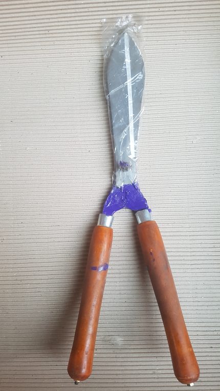 Professional Pruning Scissors Hedge Shears Clippers with Long Wooden Handle for Garden Shears Shimming Shaping