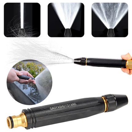 Metal Car Wash Straight Nozzle 360 Rotary Switch Washer Spray Sprinkler High-Pressure