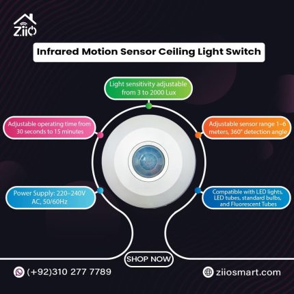 infrared motion sensor ceiling light switch