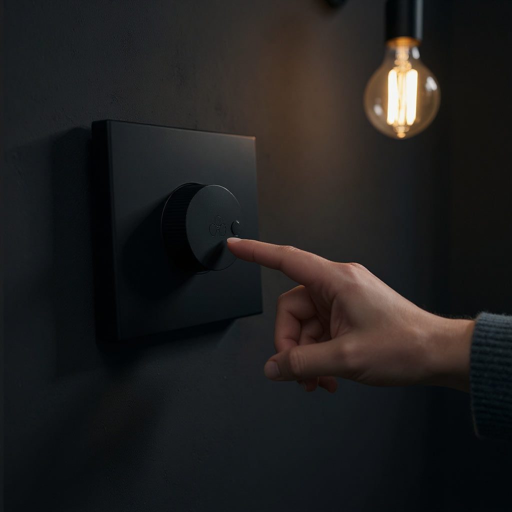 Moody_lifestyle_shot_of_a_sleek_matte_black_smart_dimmer_switch_mounted_flush_on_a_dark_gray_textured_wall_softly_illuminated_by_the_warm_glow_of_an_Edison_bulb_lamp_showcasing_a_mini.jpg